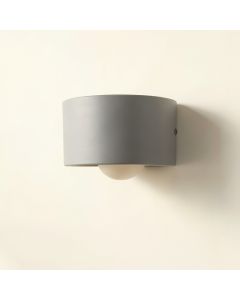 Lake Crest Wall Sconce Mounted On A Plain Wall - Gray (synthetic illustration; no displayed measurements)