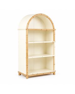 Ash Bend Freestanding Bookcase - Cream