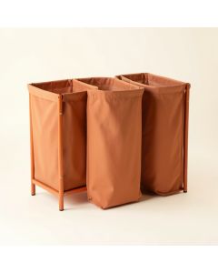Vale Crossing Laundry Sorting Station With Plain Removable Bags - Terracotta (synthetic illustration; no displayed measurements)