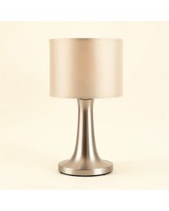 Daphyne 21 '' Nickel Table Lamp With Usb (synthetic illustration; no displayed measurements)