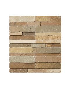 Sunset 6 '' X 24 '' Natural Stacked Stone Mosaic Tile