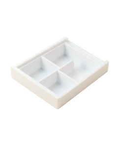 Hazel Bend Empty Pantry Drawer Organizer Insert - White (synthetic illustration; no displayed measurements)