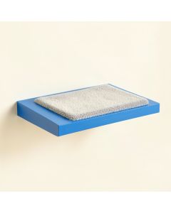 Reed Brook Wall-Mounted Cat Perch - Blue (synthetic illustration; no displayed measurements)