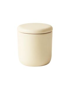 Pine Bend Storage Canister With Lid - Cream (synthetic illustration; no displayed measurements)