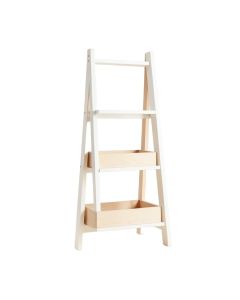 River Bluff Empty Vertical Garden Frame - White