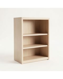 Sage Edge Freestanding Bookcase - Beige (synthetic illustration; no displayed measurements)