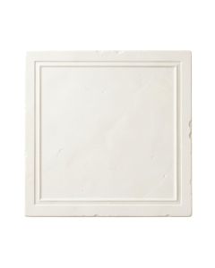 River Branch Uninstalled Square Decorative Tile - White