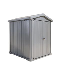 Oakland 11 Ft. W X 7.5 Ft. D Plastic Storage Shed (synthetic illustration; no displayed measurements)