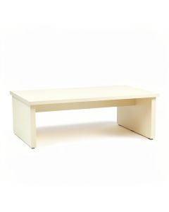 Wren Dell Desktop Monitor Riser - Ivory (synthetic illustration; no displayed measurements)