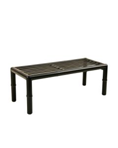 Fern Canyon Indoor Bench - Black (synthetic illustration; no displayed measurements)