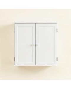 Wren Dell Wall-Mounted Laundry Cabinet - White (synthetic illustration; no displayed measurements)