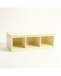 Cove Brook Shoe Storage Bench - Ivory (synthetic illustration; no displayed measurements)