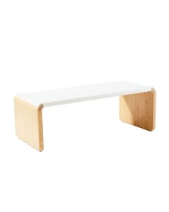 Stone Branch Indoor Bench - White (synthetic illustration; no displayed measurements)