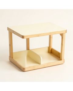 Vale Arc Empty Coffee-Station Organizer - Cream (synthetic illustration; no displayed measurements)
