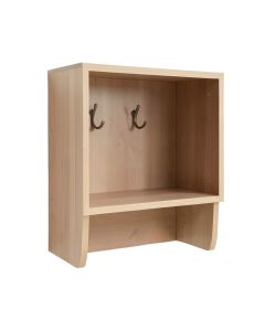 Hanging Storage Cabinet & Hook Wall Shelf