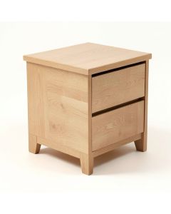 2 - Drawer Nightstand In Light Brown (synthetic illustration; no displayed measurements)