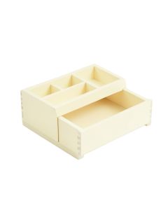Briar Bluff Empty Coffee-Station Organizer - Ivory