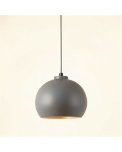Birch Dell Pendant Light Suspended From One Plain Cable - Gray (synthetic illustration; no displayed measurements)