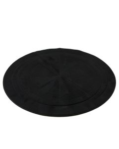 Reed Branch Round Area Rug - Black (synthetic illustration; no displayed measurements)