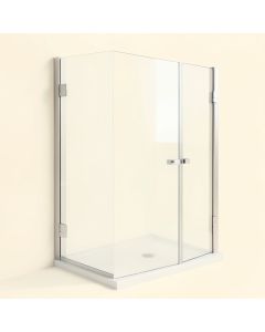 Levity 59.63 '' X 59.75 '' Bypass Bath Door With Cleancoat® Technology (synthetic illustration; no displayed measurements)