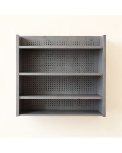 Alder Crossing Empty Wall-Mounted Tool Organizer Panel - Gray (synthetic illustration; no displayed measurements)