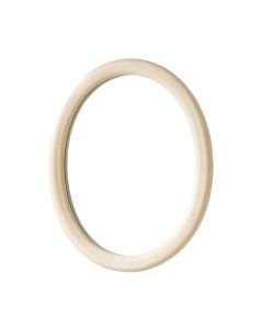 Glen Bend Framed Wall Mirror - Ivory