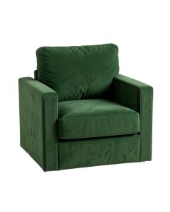 Clay Bluff Upholstered Armchair - Green (synthetic illustration; no displayed measurements)