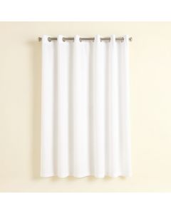 Gretchen Solid Semi-Sheer Grommet Single Curtain Panel (synthetic illustration; no displayed measurements)