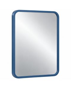 Cliff Bridge Framed Wall Mirror - Blue