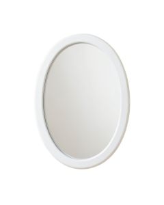 Flint Canyon Framed Wall Mirror - White