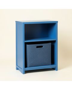 Juniper Bend Freestanding Pull-Out Hamper Cabinet - Blue (synthetic illustration; no displayed measurements)
