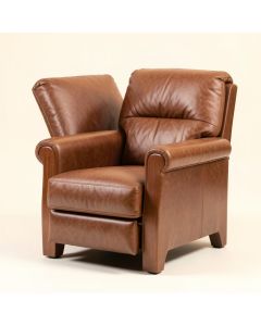 Doli 33.5 '' Wide Genuine Leather Manual Club Recliner (synthetic illustration; no displayed measurements)