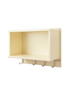 River Canyon Wall-Mounted Entryway Organizer Shelf - Cream (synthetic illustration; no displayed measurements)