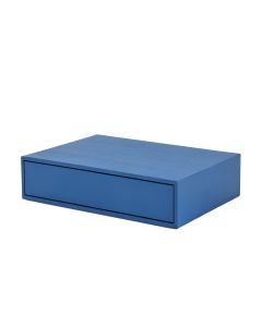 Cedar Fold Desktop Monitor Riser - Blue (synthetic illustration; no displayed measurements)
