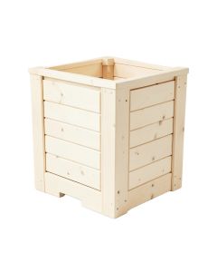 Clay Canyon Closed Garden Compost Bin - Ivory