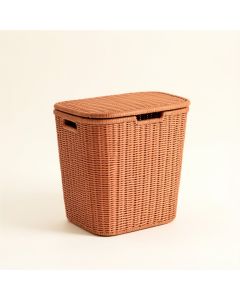 Juniper Bluff Laundry Hamper - Terracotta (synthetic illustration; no displayed measurements)