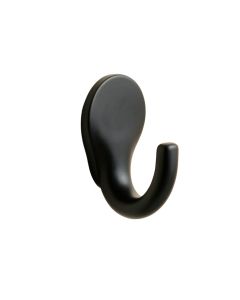 Maple Bluff Wall-Mounted Robe Hook - Black