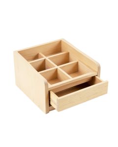 Fern Bend Empty Coffee-Station Organizer - Beige (synthetic illustration; no displayed measurements)