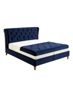 Cicero Solid Wood Tufted Upholstered Platform Bed (synthetic illustration; no displayed measurements)