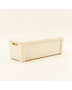 Hazel Bend Narrow Outdoor Storage Bench - Cream (synthetic illustration; no displayed measurements)