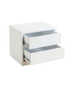Rowan Branch Small-Parts Storage Drawer Cabinet - White (synthetic illustration; no displayed measurements)