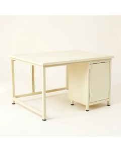 Ash Crossing Empty Workshop Workbench - Cream (synthetic illustration; no displayed measurements)