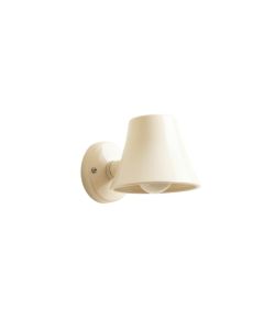 Laurel Arc Wall Sconce Mounted On A Plain Wall - Cream