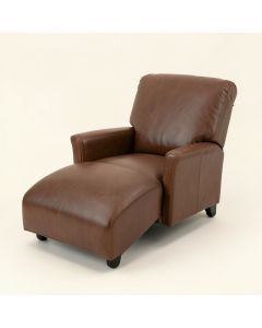 Michaela Leather Chaise Lounge (synthetic illustration; no displayed measurements)