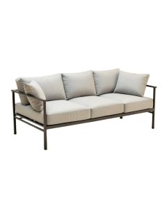 Honeycutt Patio Sofa With Cushions (synthetic illustration; no displayed measurements)