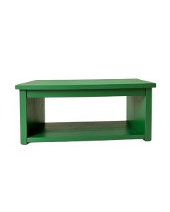 Pine Crest Narrow Outdoor Storage Bench - Green