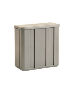 Reed Brook Narrow Outdoor Storage Bench - Gray (synthetic illustration; no displayed measurements)