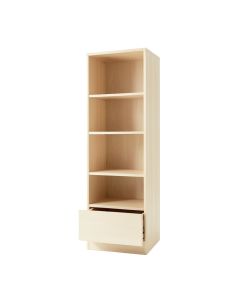 Slate Dell Narrow Cubby Tower - Ivory