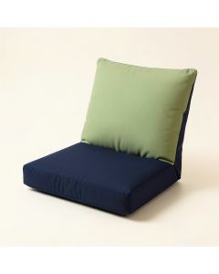 Indoor/Outdoor Lounge Chair Cushion (synthetic illustration; no displayed measurements)