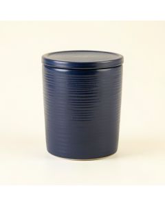 Dune Canyon Storage Canister With Lid - Navy (synthetic illustration; no displayed measurements)